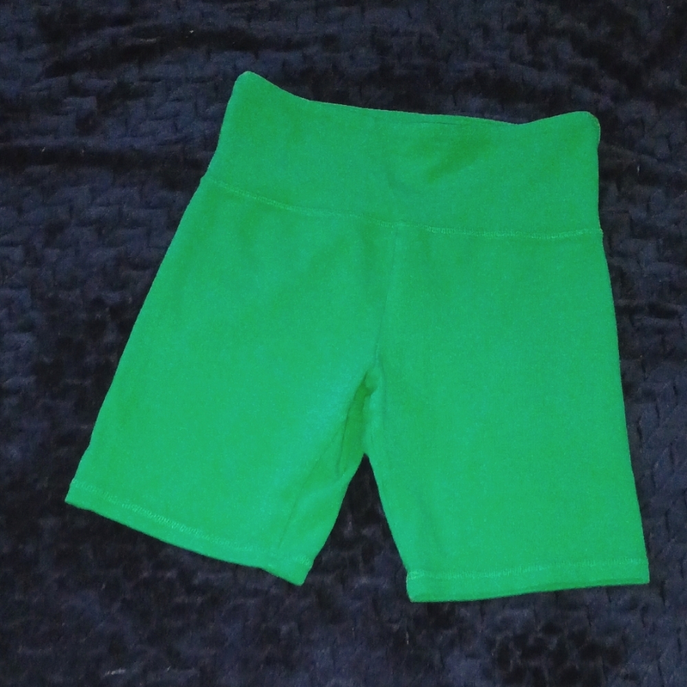 *must Bundle For $3 Sale* Forever 21 Juniors XS Green Bike Shorts